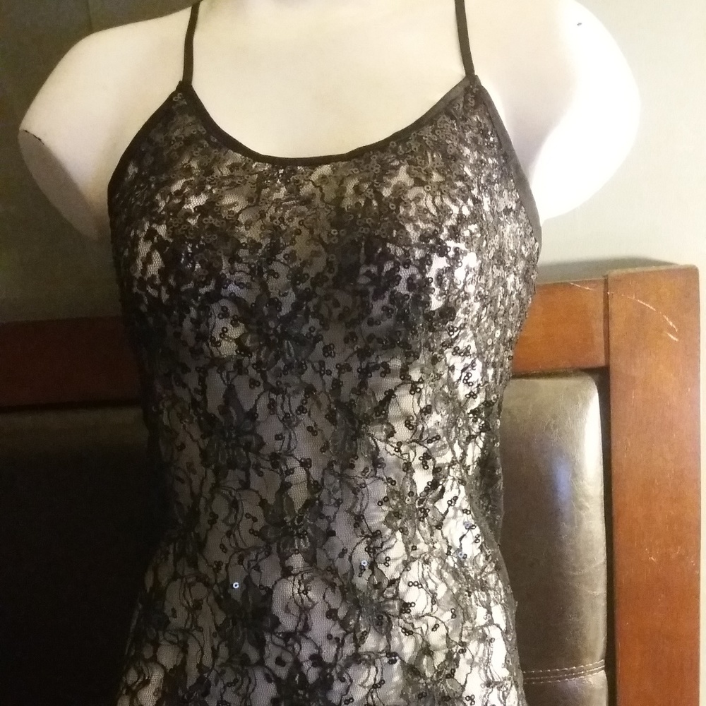 charlotte russe sexy black lace lingerie dress
